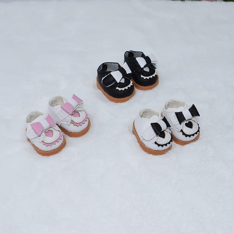 Jojedomo Compatible with Labubu Doll Shoes for 17cm Doll,Shoes Used for Labubu Accessories(GZB-Pink) - Image 2